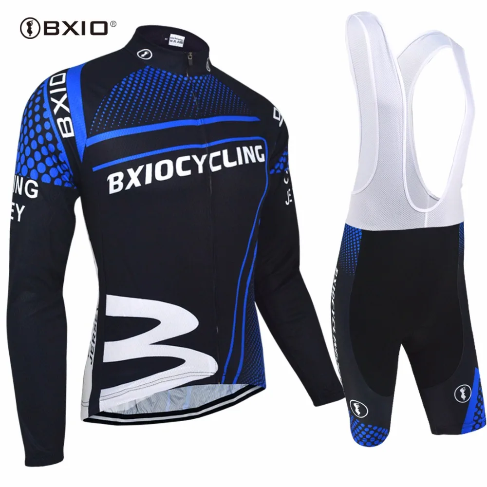 

BXIO Brand Long Sleeve Cycling Jersey Pro Team Unisex Bike Wear Equipaciones Equipos Ciclismo Top Rate MTB Bicycle Jerseys 010