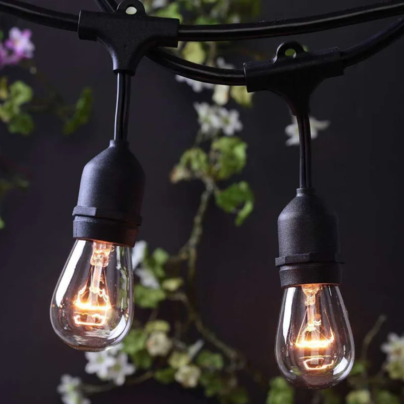

Waterproof 1.5M 3M 4.5M LED String Lights Indoor Outdoor Commercial Grade E26 E27 Street Garden Backyard Holiday String Lightin
