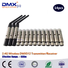DHL 2,4G беспроводной DMX512 3 шт приемопередатчик и 11 шт приемник