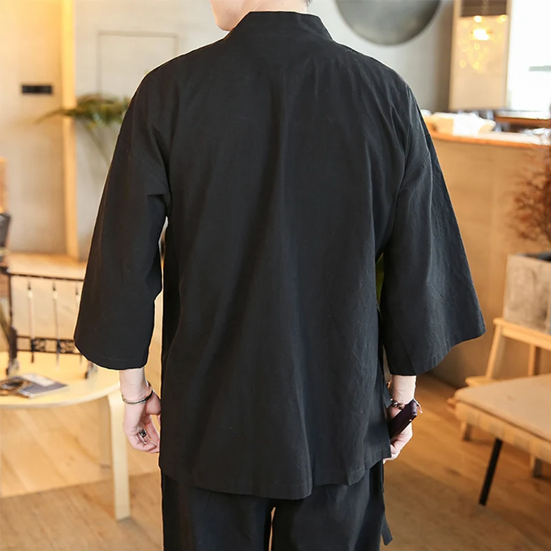 Oriental Clothes men's orient tops oriental shirts for men hanfu blouse cheongsam linen vintage style clothing chinese traditio