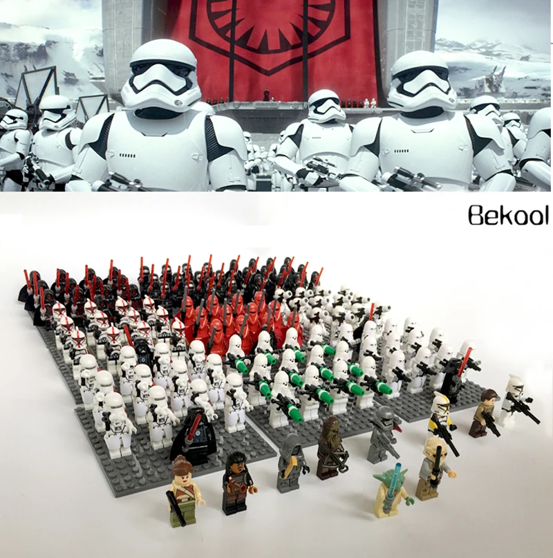 

13pcs/lot STAR WARS Custom CLONE TROOPER STORM TROOPER CLONE TROOPER SOLIDER compatible legoe Empire kid mini toys Block