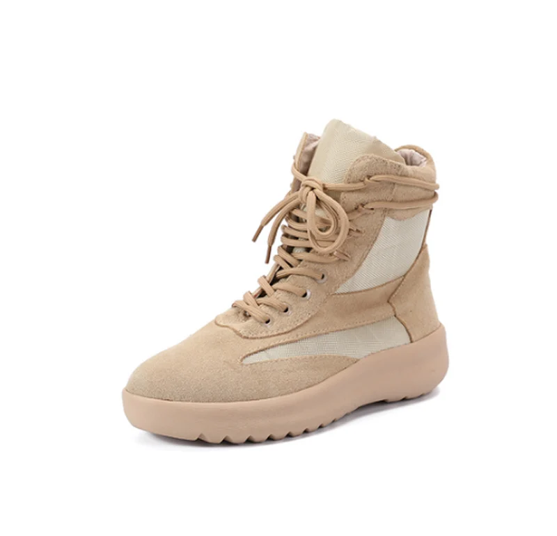 

Mens Handmade Yezus High top Hiking boots Luxury brand Kanye west Shoes