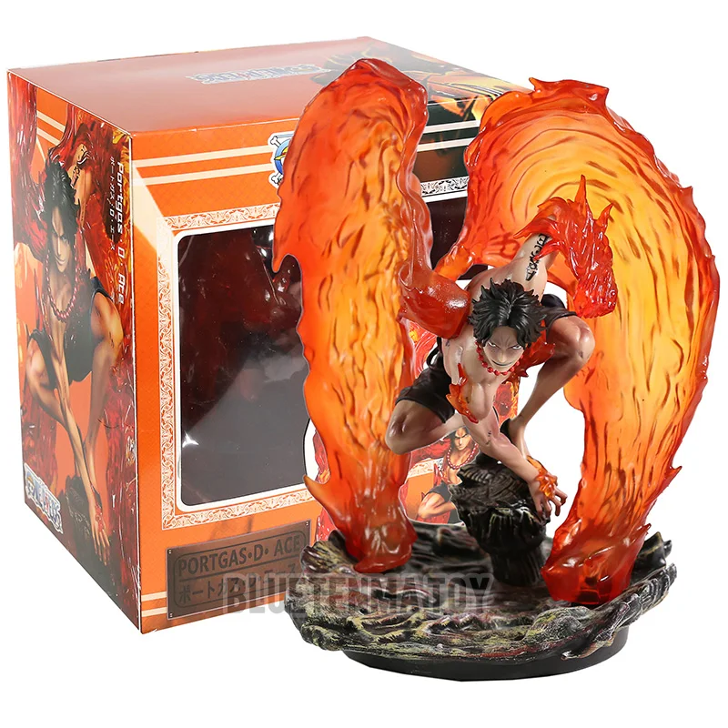 

Anime ONE PIECE GK Portgas D Ace Born of Fire Figure Model Toys