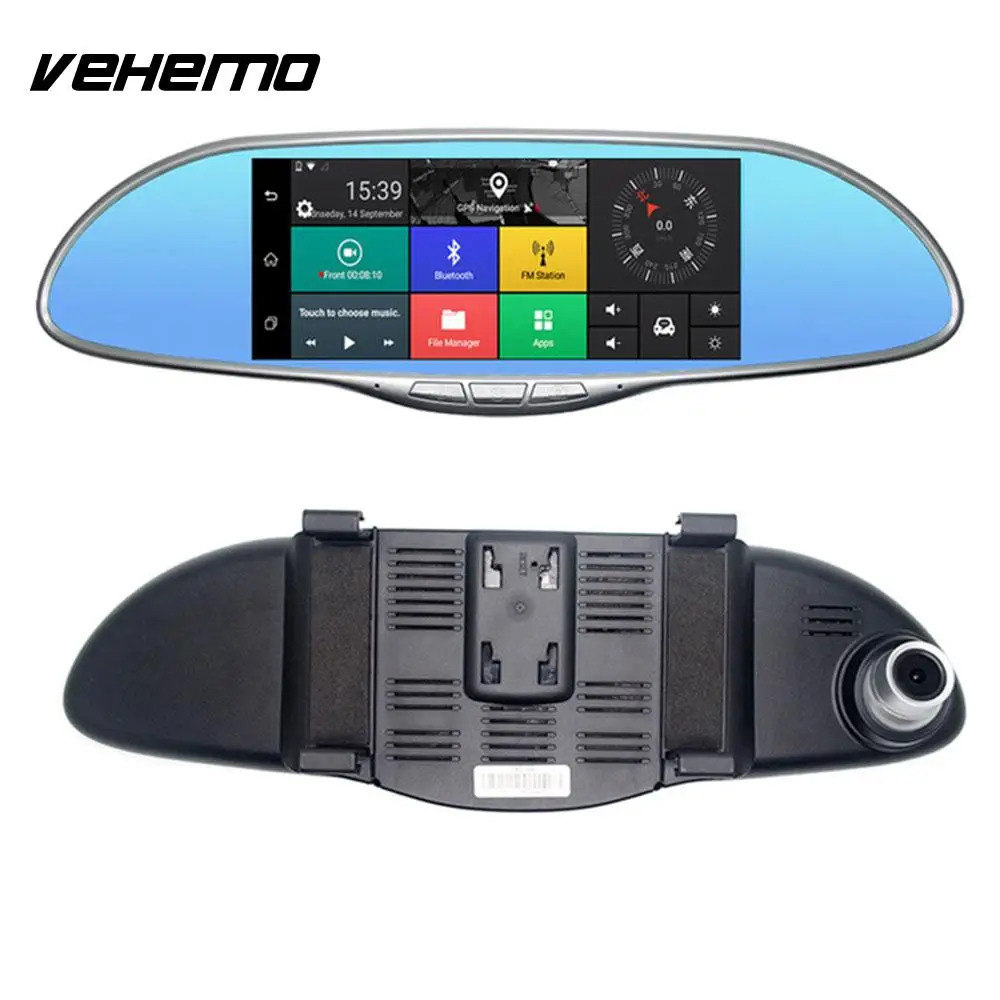 Vehemo Android 5.0 Digital Video Recorder Camera Reviewer Mirror Durable Car Dvr Camera Electronics Touch Screen