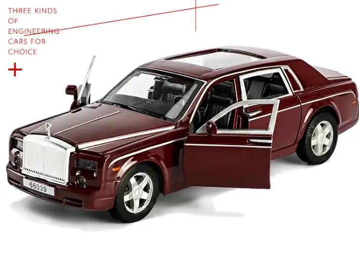 

2019 Simulation alloy car model sound and light pull back boy toy car