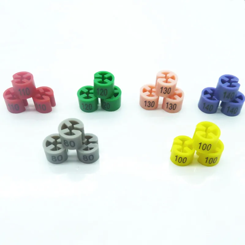 

Per-Printed Number Hanger Size Markers Round Size Tags Clothes Rack Colorful Size Dividers Display Clothes