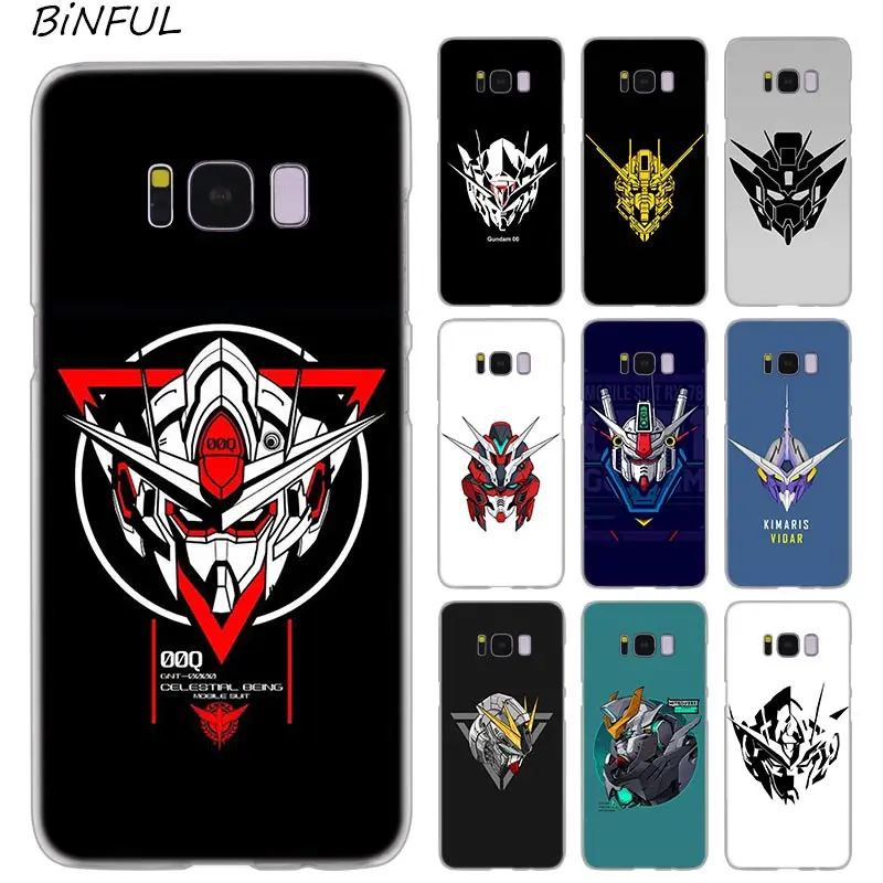 

Gundam head Hot Fashion Transparent Case for Samsung Galaxy S4 S5 Mini S6 S7 Edge S8 S9 S10 Plus Lite Note 9 Cover