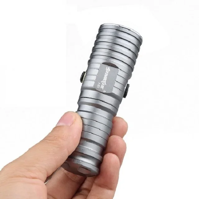 SKYWOLFEYE Rechargeable Flashlight CREE XML T6 LED CR123A 500LM Mini Torch Lamp with 3 Mode Focusing for  Camp / Hike / Outdoor