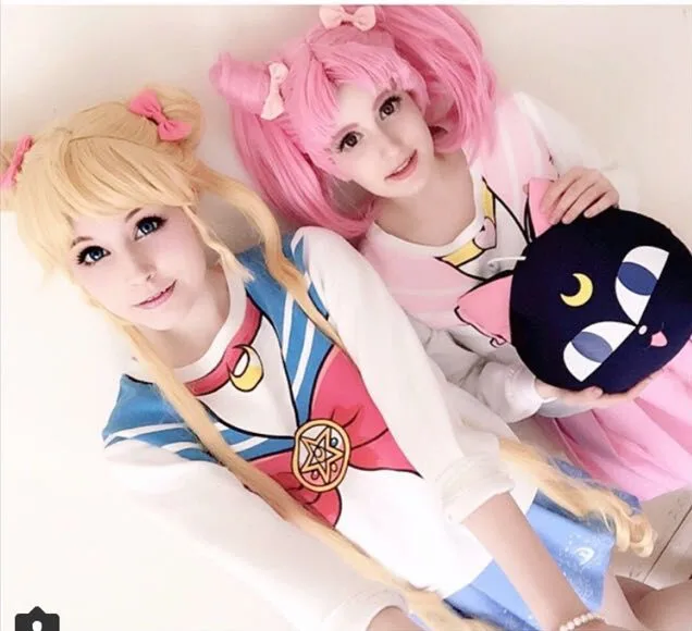 Новая рубашка Сейлор Мун Harajuku Kawaii милый аниме свитер с воротником костюм моряка