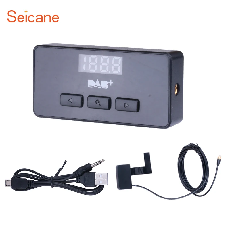 

Seicane Top Car Digital Radio DAB+ Audio Receiver Radio Tuner with USB Interface RDS Function