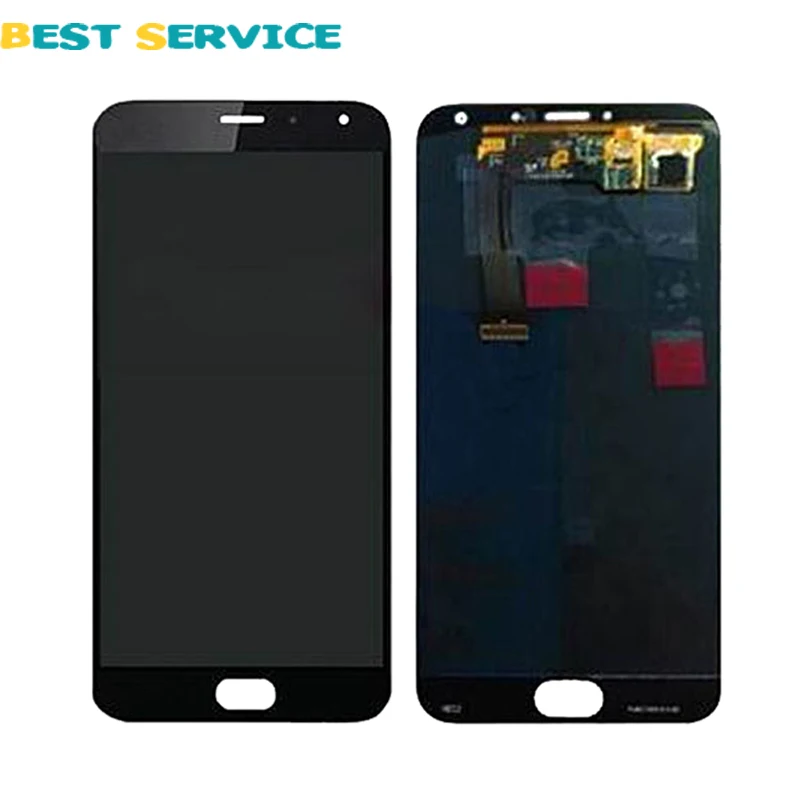 

100% Test New For Meizu MX5 LCD Screen Display with Touch Screen Digitizer Assembly Replacement Parts Black/White Free Shipping