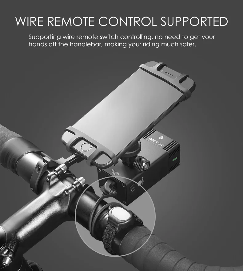 Best Gaciron Intelligent V7D-1000/1600Lumen Mountain Bicycle Light Front USB Rechargeable IPX6 Waterproof Bicycle Light For Race 14