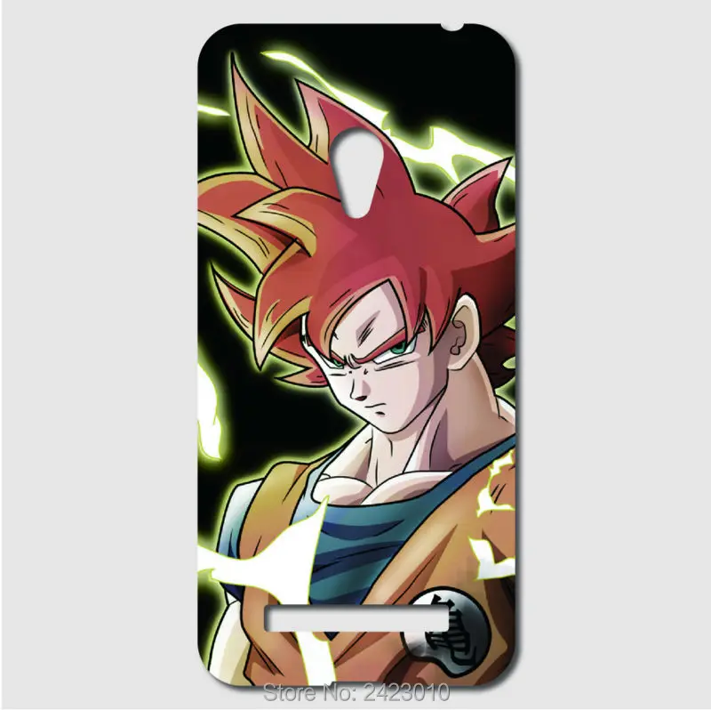 

For ASUS Zenfone 5 6 4 A450CG 3 Max ZC520TL 2 Laser ze551ml Case Patterned Cover Goku Dragon Ball Z Battle of Gods phone case