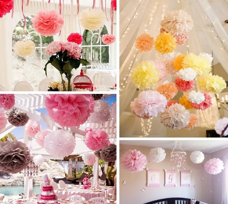 How To Make Large Tissue Paper Flower Balls How To Make Large Tissue Paper Flower Balls