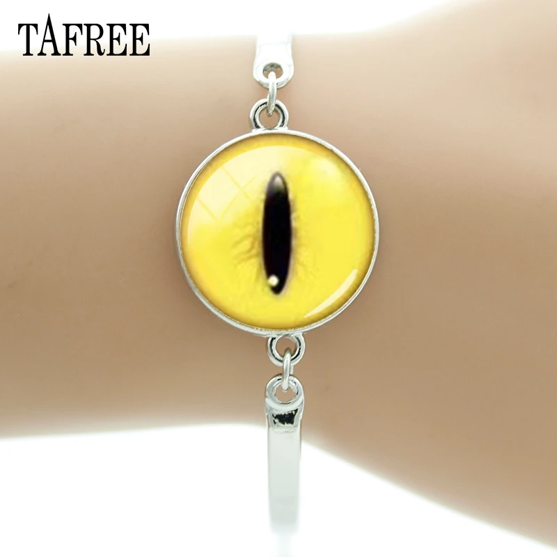 TAFREE очаровательные модные браслеты от сглаза художественная картина 20 мм