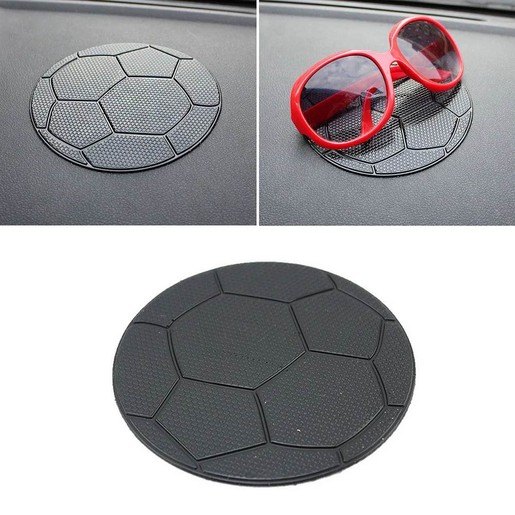 Interior Car Football Shape Anti-Slip Sticky Pad Mat for Phone Silicone Holder |