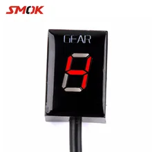 SMOK для Suzuki Intruder 800 V-Strom GSXR 600 SV650 750 SV 650 мотоцикл 1-6 уровень ЭБУ штекер крепление скорость шестерни дисплей индикатор