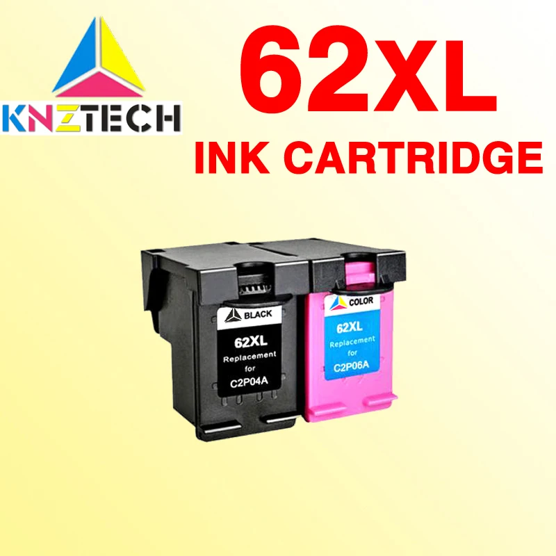 Картридж с чернилами 62XL совместимый 62 для hp62 Officejet 5740 5741 5742 5743 Envy 5640 5660 7640 5540 5544 5545