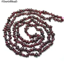 Высокое качество 5~ 8 мм природный гранат кусочки, свободные бусы 3" Длина DIY материал для изготовления украшений