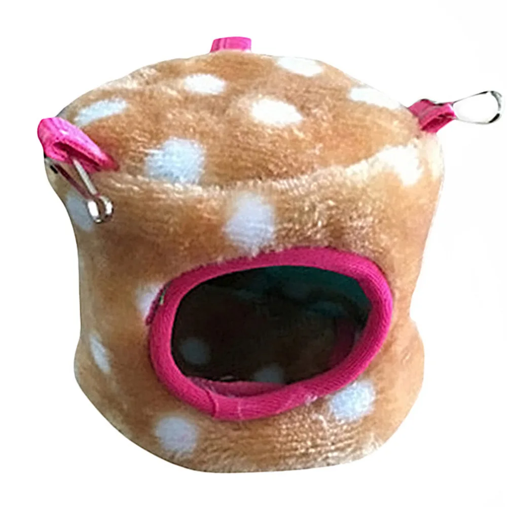 

Thickened flannel Hamster house Nest Bird Nest Dotted small Pet Nest squirrel Guinea pig Chinchilla ferret rabbit flannel house
