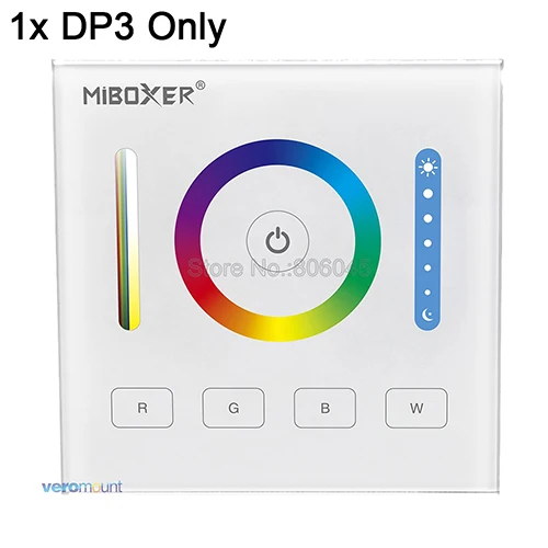 MiBOXER DALI 86 Touch Panel RGB RGBW RGB+CCT 3 in 1 Smart LED Controller DP3 for RGB RGBW RGBCCT LED Strip - Цвет: DP3 Only