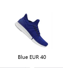 Xiaomi Mijia обувь модная высокая хорошая цена дизайн спортивные кроссовки не чип версия - Цвет: Blue 40