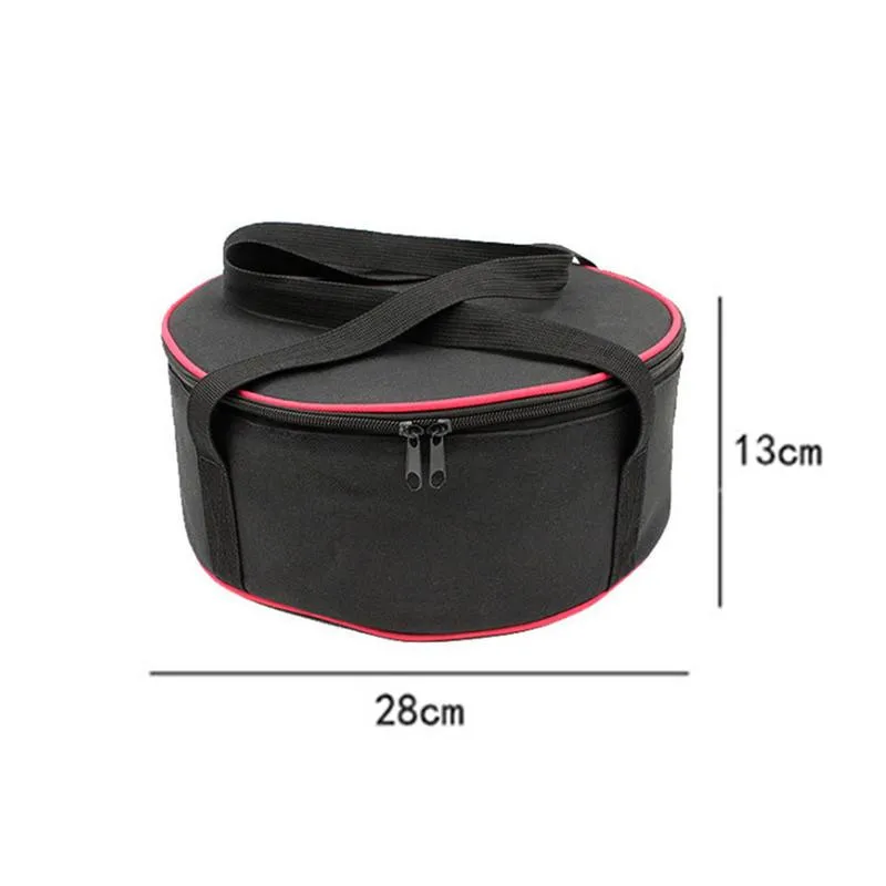 Large Outdoor Camping Bowl Pan Set Picnic Barbecue Kitchen Utensils Round Storage Pot Bag