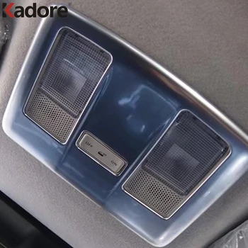 

For Mazda 2 DEMIO DJ Hatchback 2014-2018 ABS Matte Car Roof Reading Light Lamp Frame Moulding Cover Trims Interior Accessories