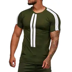 SHUJIN 2019 летний мужской повседневный спортивный костюм, футболка в стиле хип-хоп, фитнес-тренировка, спортивная фуфайка, Мужская футболка