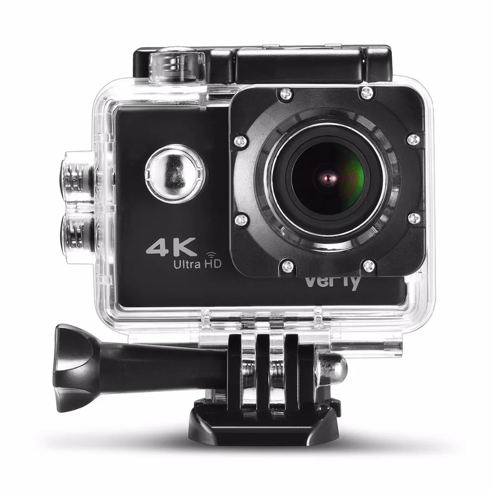 Водонепроницаемая Спортивная Экшн камера VeFly экран 2 0 дюйма Wifi 1080P 4K черная