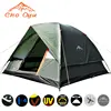 Three Person 200*200*130cm Double Layer Weather Resistant Outdoor Camping Tent 1