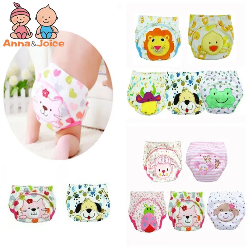 15Pc/Lot Waterproof Baby Training Pant Underwear Cotton Learning/Study