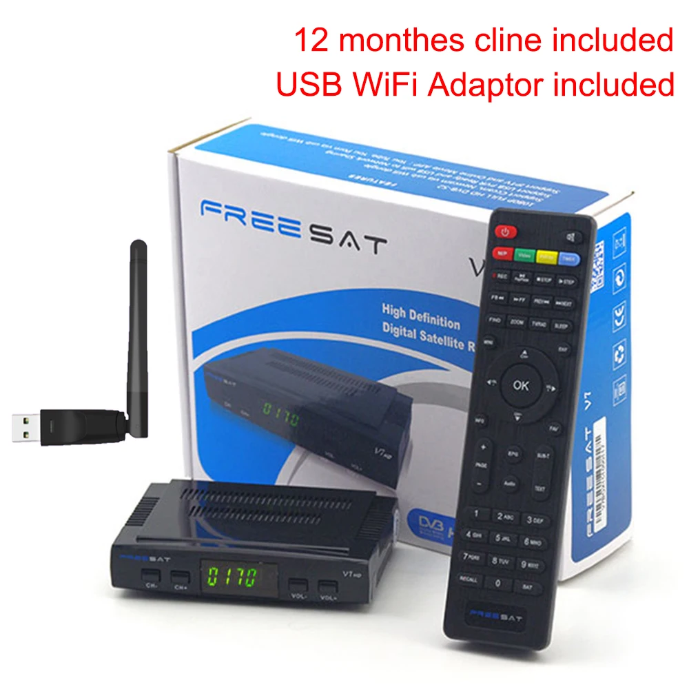 Aliexpress.com : Buy Full HD Satellite TV Receiver decoder Freesat V7 ...