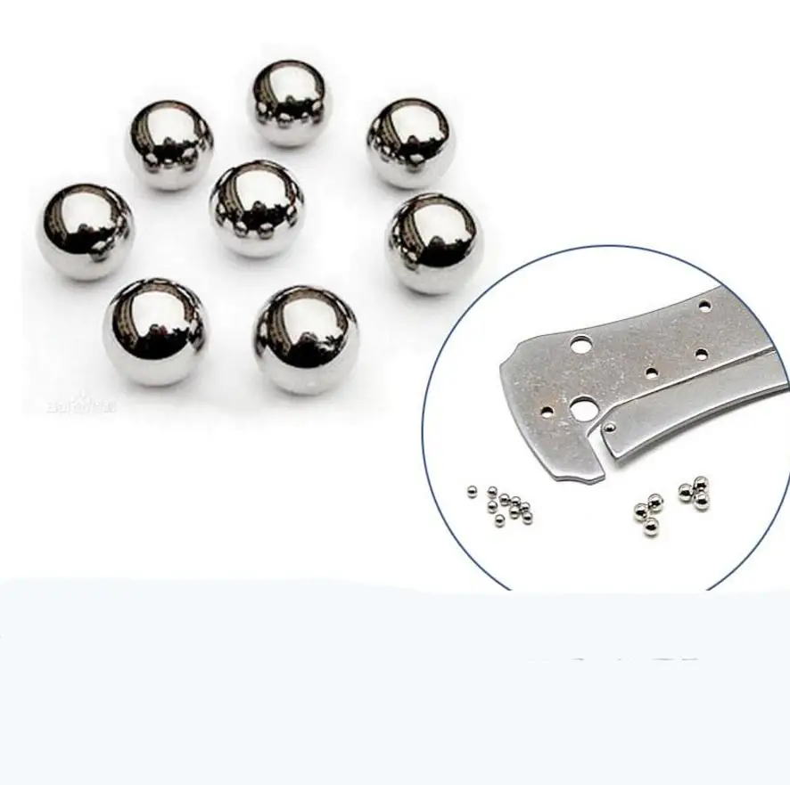 

Knives DIY tools Knife handle plate Fastening 404C Steel Detent Ball - .059 (1/17) - Stainless - Package of 10