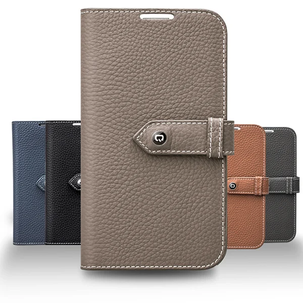 2016 QIALINO New Style Cell Phone Cover Case for Samsung Galaxy Note 3 III N9000 N9002 Card Slot Best Leather PC Back | Мобильные