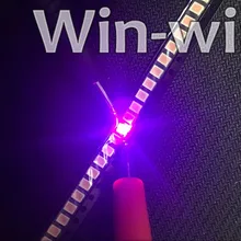 100 шт. Фиолетовый УФ мощность Топ 1210 3528 SMD SMT PLCC-2 2500 MCD ультра яркий светодиодный