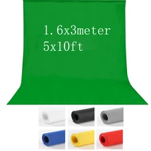 7colors 1.6X3m Non Woven Photography studio Green Screen Chroma key Background Backdrop for Studio Photo lighting 5x10ft