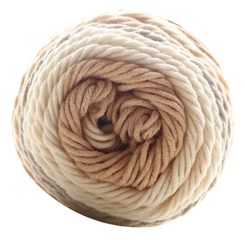 

100g/Ball Colorful 5 ply Rainbow Cotton Yarn Handmade DIY Scarf Pillow Blanket Knitting Crochet Soft Milk Cotton Yarn