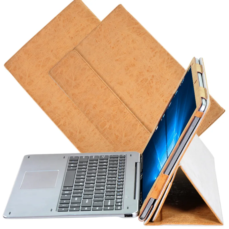 

For Chuwi Hi13 Hi 13 13.5 inch Tablet Host and Keyboard 2 in 1 Case Fashion PU Leather Protective Case Cover + Stylus