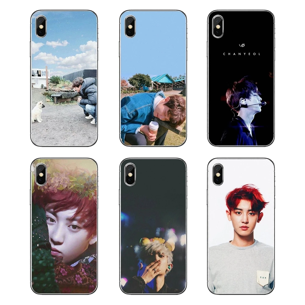 Chanyeol Чан Ёль экзо прозрачный мягкий чехол Чехлы для samsung Galaxy A5 A6 A7 A8 A9 J4 J5 J7 J8 2017 2018