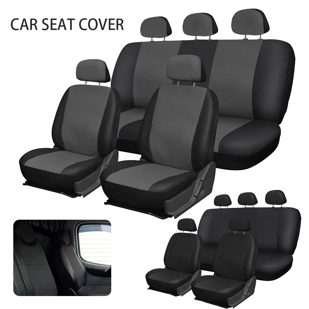 

Car Seat Covers Universal Artificial Leather,Truck Interior Accessories Auto Dustproof Protector for Vehicle Transporter/Van