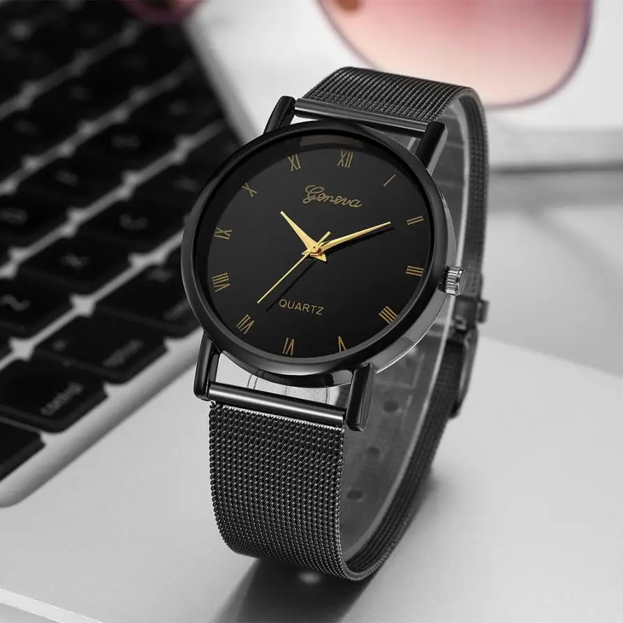 

Fashion Ladies Luxury Women Thin Stainless Steel Band Analog Quartz WristWatch Watches Business Wrist Watch Women Watches 30P