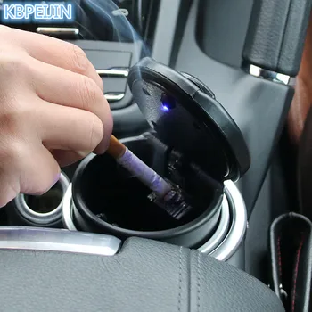 

Car styling Car Cigarette Ashtray with Detachable Storange Box for saab 9-3 9-5 93 95 900 9000 accessories