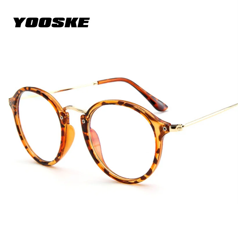 YOOSKE Модные оптические очки, оправа для женщин, близорукие очки по рецепту, оправы, прозрачные линзы, очки