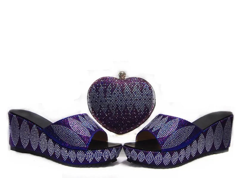

Italian Women Shoe With Matching Bag Set Fashion Ladies Sandal High Heels African Party Shoes And Bag Set High Quality JA108