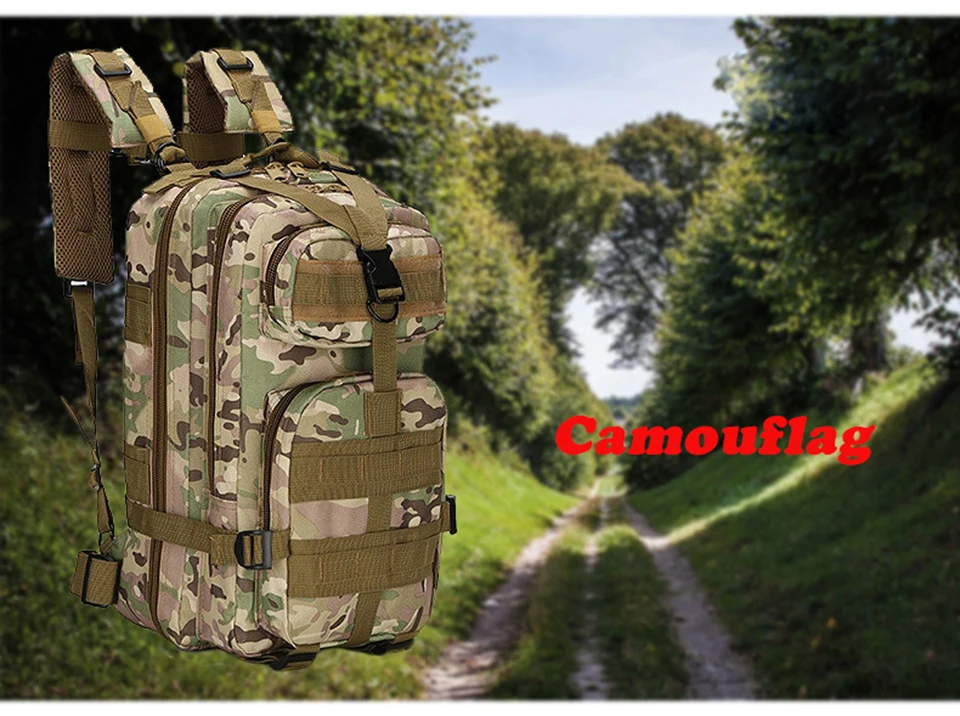 Militar à Prova Água do Exército Esportes ao ar Náilon Tático Mochila Dwaterproof Livre Acampamento Caminhadas Pesca Caça 28l Bolsa 1000d 5 High Quality Esporte e Lazer
