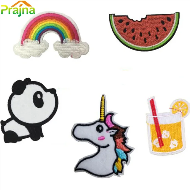 Aliexpress.com : Buy Fruit Rainbow Unicorn Patch Set ...