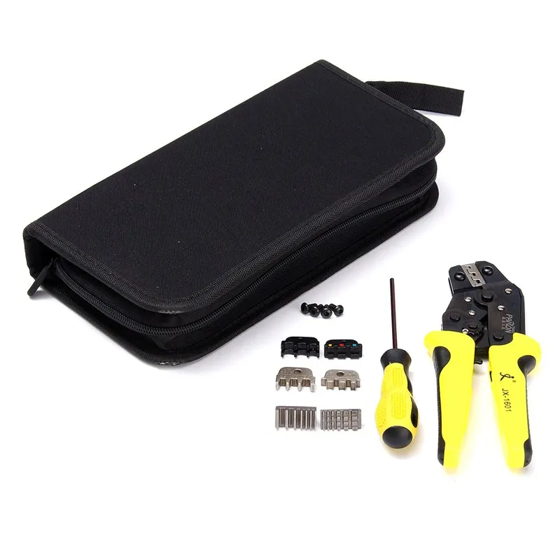 

Best Price Wire Crimper Tools Kit Multitool Engineering Ratchet Terminal Crimping Plier Wire Crimper Screwdriver end Terminals