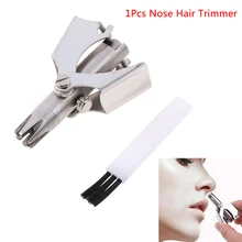 Новинка, 1 шт., мини ручная стирка, устройство для носа, триммер для волос в носу, триммер для бритья и удаления волос, водонепроницаемый мини триммер для волос в носу, триммер для ушей