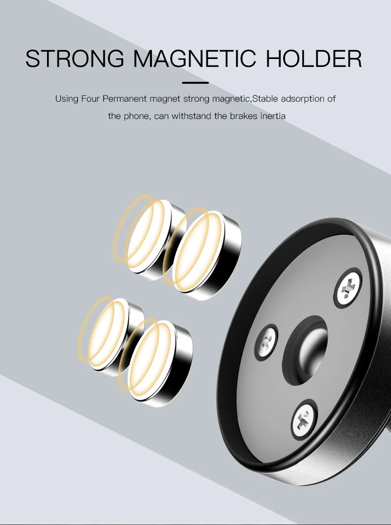 Yesido магнитный автомобильный держатель для телефона держатель на вентиляционное отверстие автомобиля gps сильный магнит металлический Автомобильный держатель Подставка для iPhone samsung Xiaomi